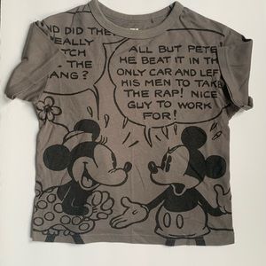Uniqlo  Disney Mickey Kids T-Shirt, Grey